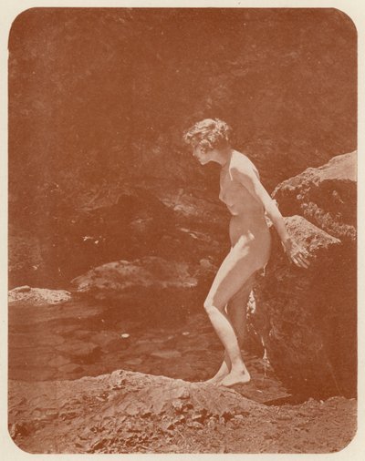 Nudistisk konst: Fancies (svartvitt foto) av English Photographer