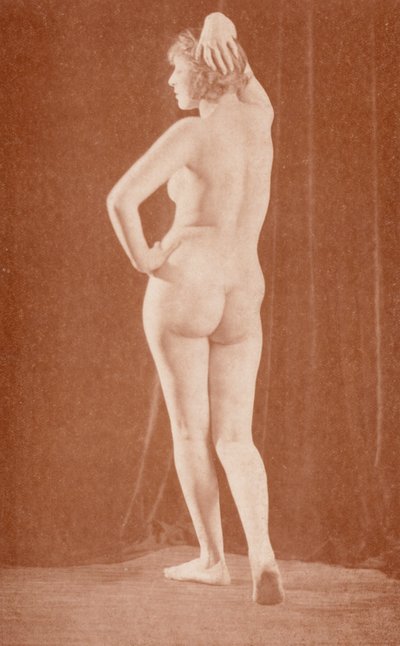 Nudistkonst: Juno (svartvitt foto) av English Photographer
