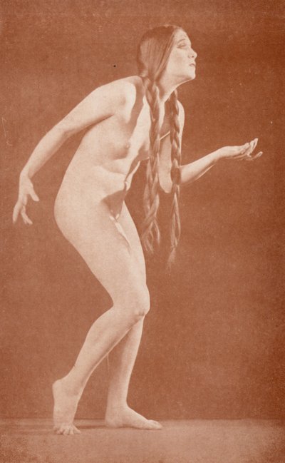Nudistkonst: Pleading (svartvitt foto) av English Photographer