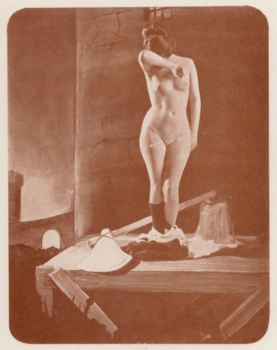 Nudistkonst: Sabotage (svartvitt foto) av English Photographer