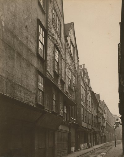 Gamla hus i Wych Street, London av English Photographer