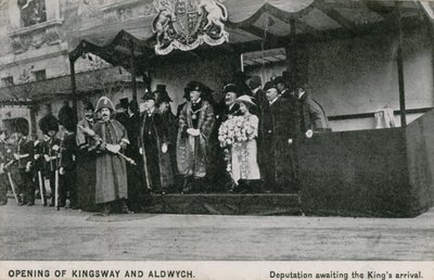 Invigning av Kingsway och Aldwych av English Photographer