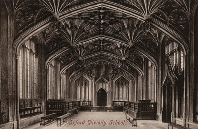 Oxford, Divinity School (s/v foto) av English Photographer
