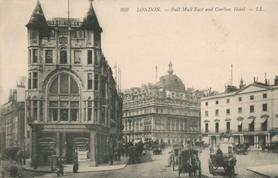 Pall Mall East och Carlton Hotel av English Photographer