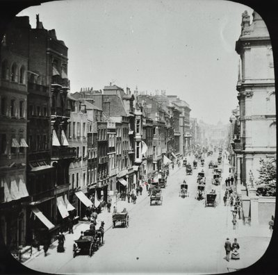 Pall Mall, Westminster LB: tittar österut från Marlborough Road, 1895 av English Photographer
