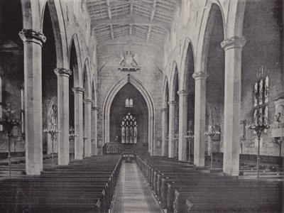 Parish Church, Sheffield (s/v foto) av English Photographer