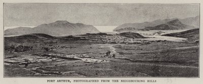 Port Arthur, fotograferad från Neighboring Hills av English Photographer