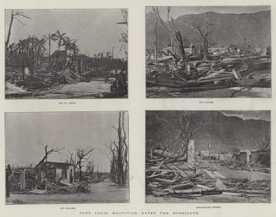 Port Louis, Mauritius, efter orkanen av English Photographer