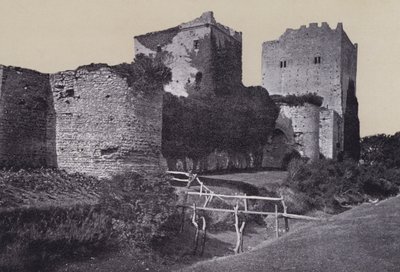 Portchester Castle (s/v foto) av English Photographer