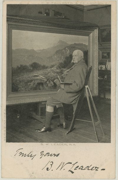 Porträtt av Benjamin Williams ledare av English Photographer