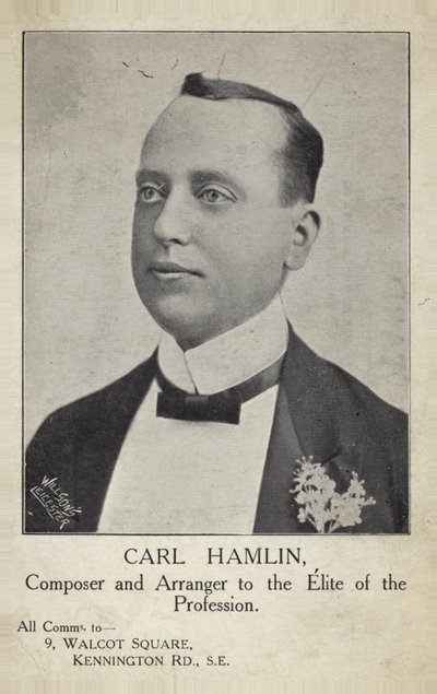 Porträtt av Carl Hamlin av English Photographer