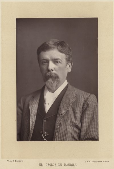 Porträtt av George du Maurier av English Photographer