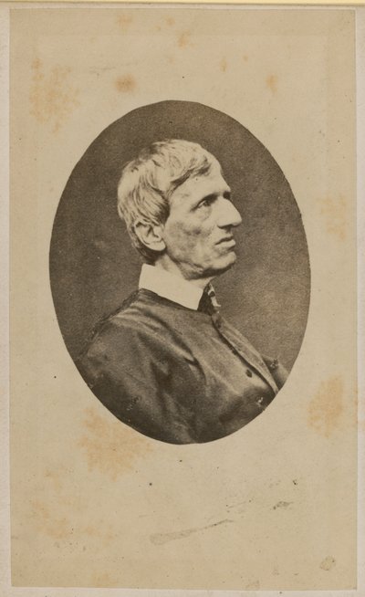 Porträtt av John Henry Newman av English Photographer