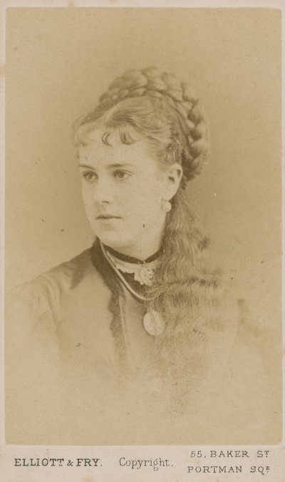 Porträtt av den prostituerade Mabel Gray av English Photographer