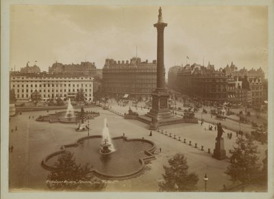 Vykort med en bild av Trafalgar Square av English Photographer