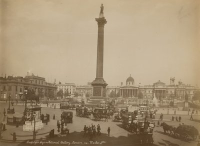 Vykort med en bild av Trafalgar Square av English Photographer