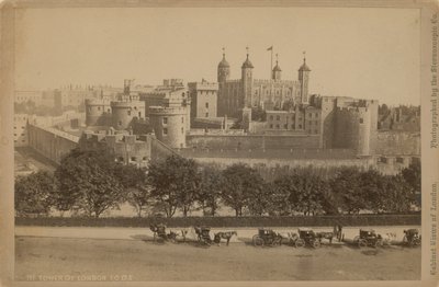 Vykort med en bild av Tower of London av English Photographer