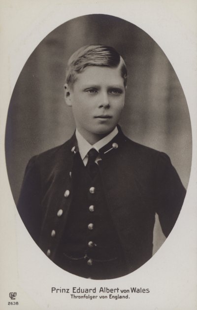 Prins Edward Albert av Wales (s/v-foto) av English Photographer