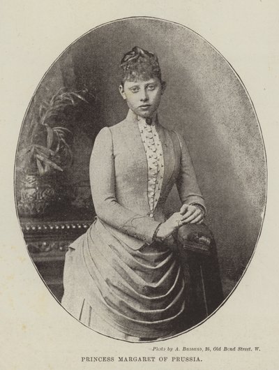 Prinsessan Margareta av Preussen av English Photographer