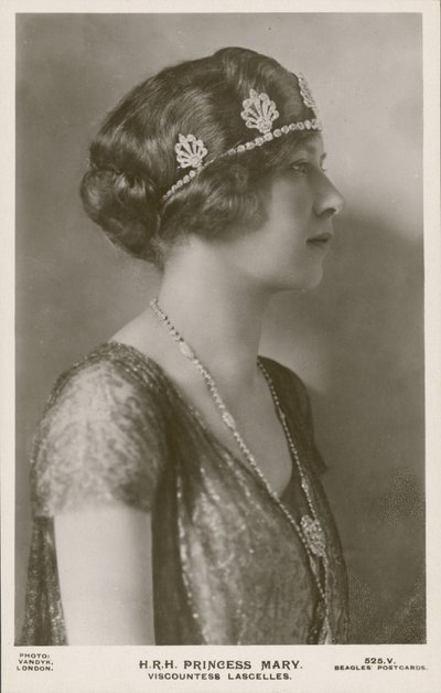 Prinsessan Mary, Viscountess Lascelles (s/v foto) av English Photographer