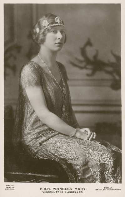 Prinsessan Mary, Viscountess Lascelles (s/v foto) av English Photographer