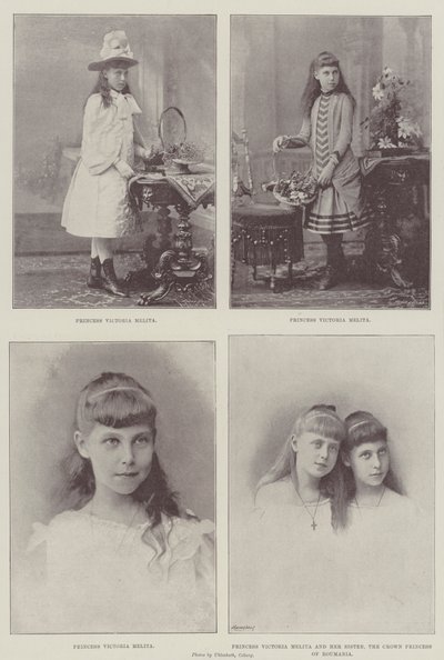 Prinsessan Victoria Melita av Saxe-Coburg och Gotha av English Photographer