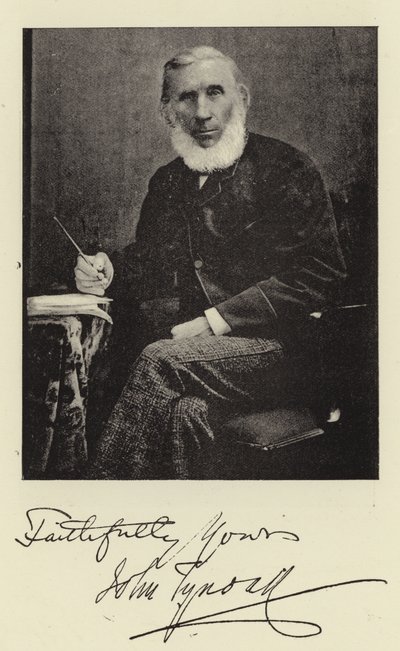 Professor John Tyndall, PhD, LLD, DCL, FRS, undc av English Photographer