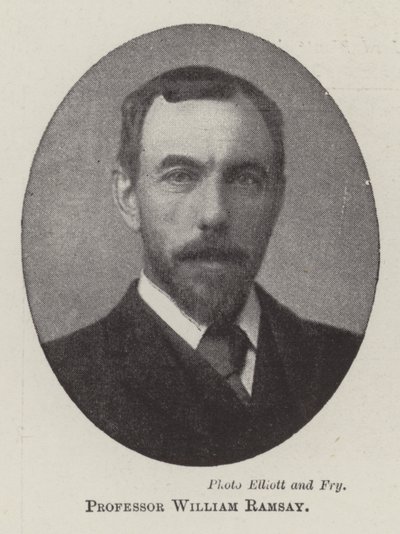 Professor William Ramsay av English Photographer