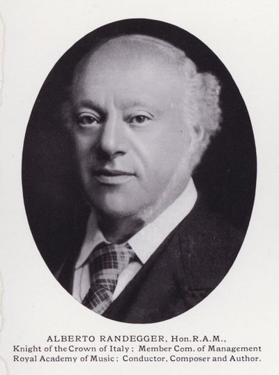 Prominent Men of London: Alberto Randegger (s/v foto) av English Photographer