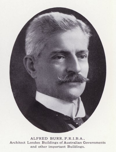 Prominent Men of London: Alfred Burr (s/v foto) av English Photographer