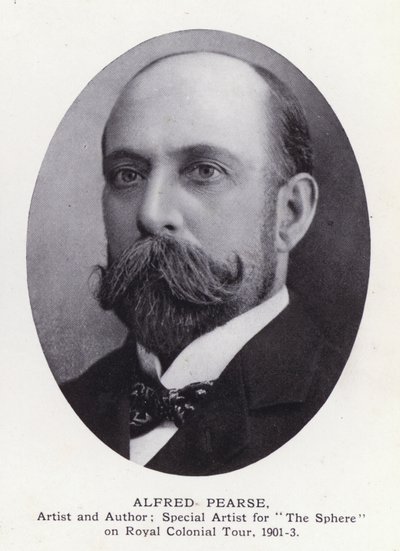 Prominent Men of London: Alfred Pearse (s/v foto) av English Photographer