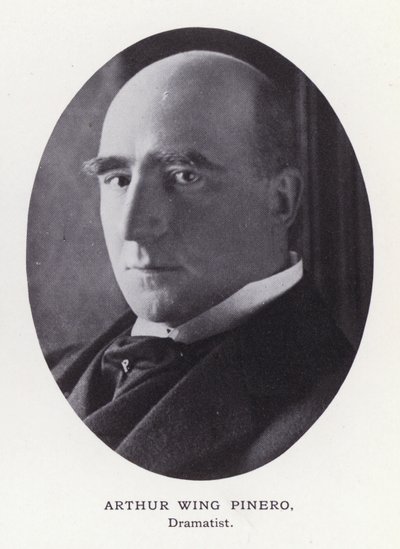 Prominent Men of London: Arthur Wing Pinero (s/v foto) av English Photographer