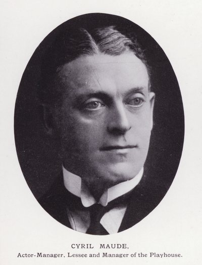 Prominent Men of London: Cyril Maude (s/v foto) av English Photographer