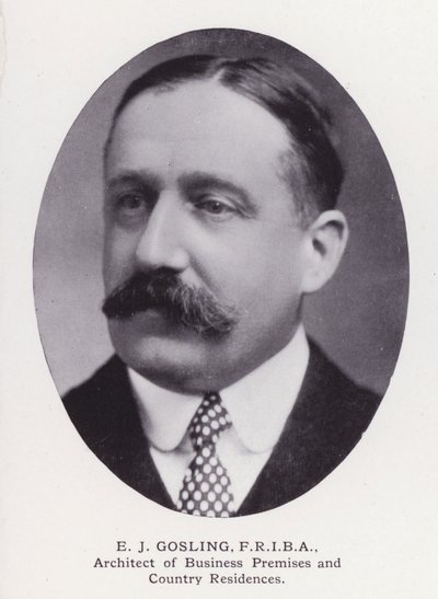 Prominent Men of London: E J Gosling (s/v foto) av English Photographer