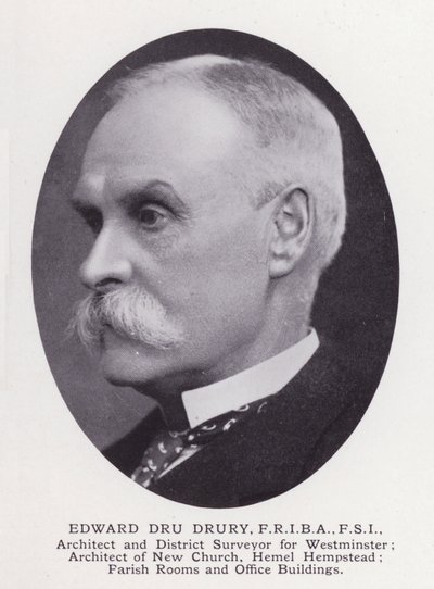 Prominent Men of London: Edward Dru Drury (s/v foto) av English Photographer