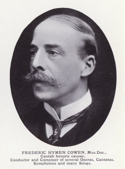 Prominent Men of London: Frederic Hymen Cowen (s/v foto) av English Photographer
