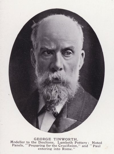 Prominent Men of London: George Tinworth (s/v foto) av English Photographer