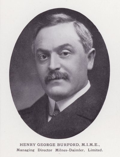 Prominent Men of London: Henry George Burford (s/v foto) av English Photographer