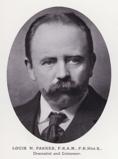 Prominent Men of London: Louis N Parker (s/v foto) av English Photographer