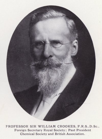 Prominent Men of London: Professor Sir William Crookes (s/v foto) av English Photographer