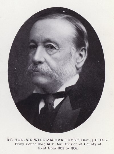 Prominent Men of London: Rt Hon Sir William Hart Dyke (s/v foto) av English Photographer
