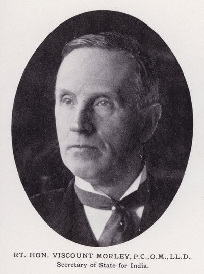 Prominent Men of London: Rt Hon Viscount Morely (s/v foto) av English Photographer