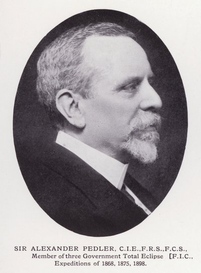 Prominent Men of London: Sir Alexander Pedler (s/v foto) av English Photographer