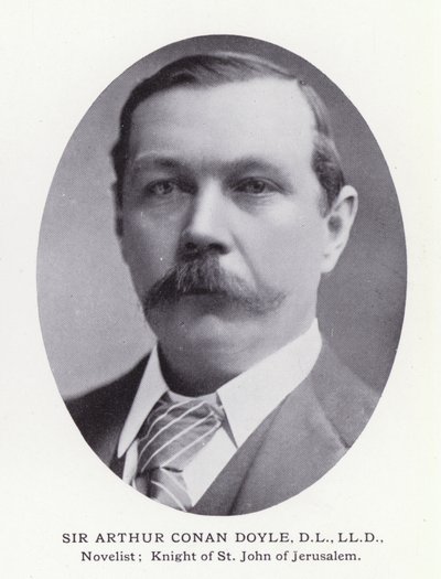 Prominent Men of London: Sir Arthur Conan Doyle (s/v foto) av English Photographer