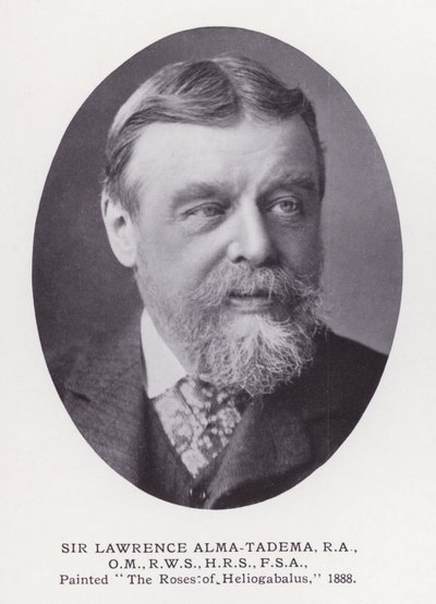 Prominent Men of London: Sir Lawrence Alma-Tadema (s/v foto) av English Photographer