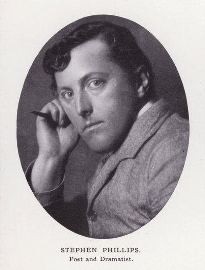 Prominent Men of London: Stephen Phillips (s/v foto) av English Photographer