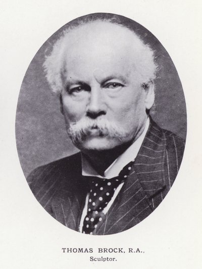 Prominent Men of London: Thomas Brock (s/v foto) av English Photographer