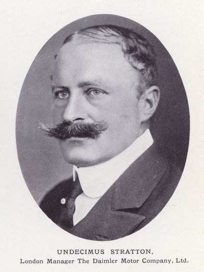 Prominent Men of London: Undecimus Stratton (s/v foto) av English Photographer