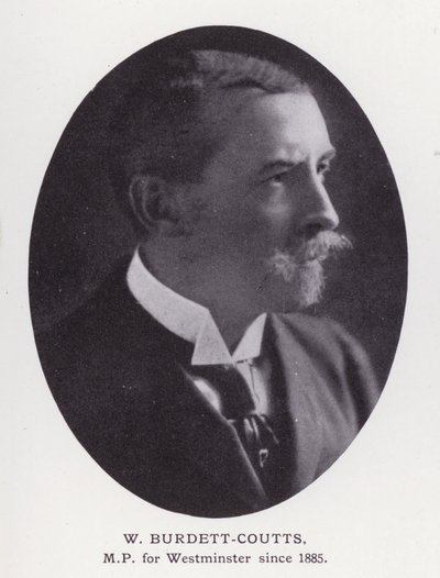 Prominent Men of London: W Burdett-Coutts (s/v foto) av English Photographer