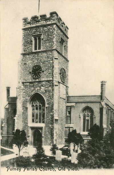 Putney Church, London av English Photographer